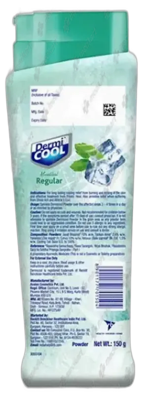 dermicool ice cool powder 150 gm